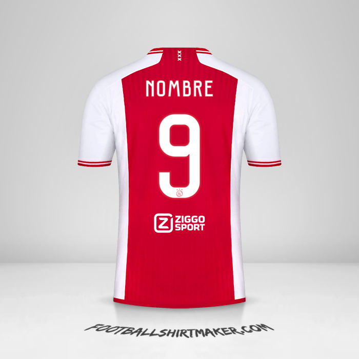 Camiseta AFC Ajax 2023/2024 -  nombre - 9