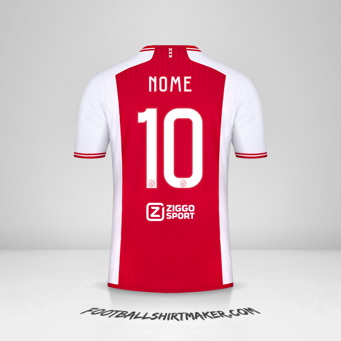 Camisa AFC Ajax 2023/2024 -  nome - 10