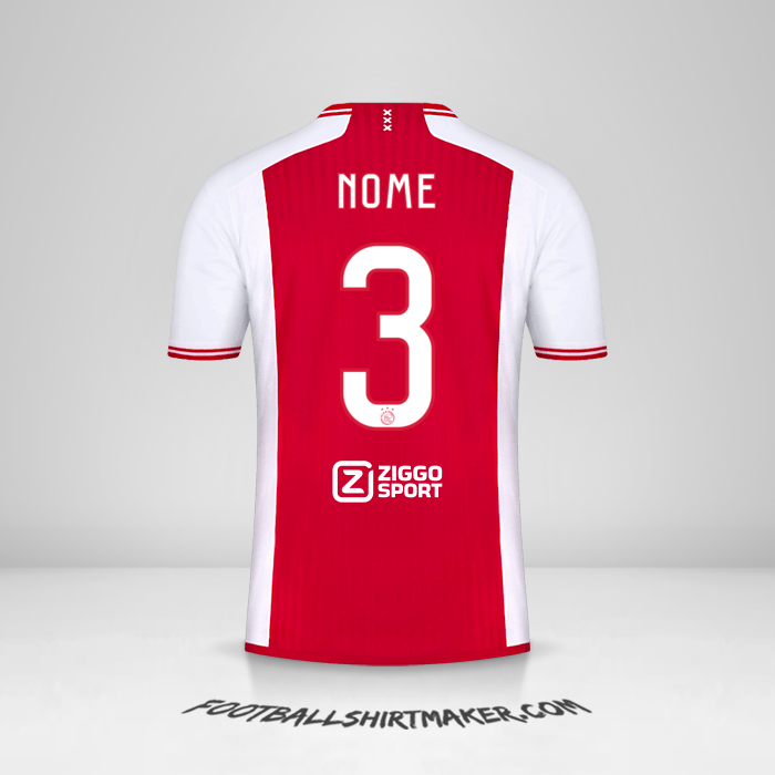 Camisa AFC Ajax 2023/2024 -  nome - 3