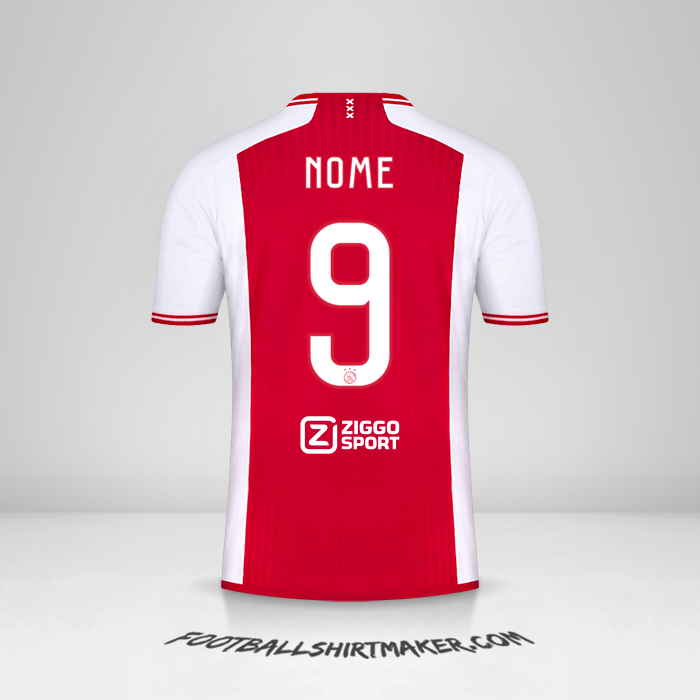 Camisa AFC Ajax 2023/2024 -  nome - 9