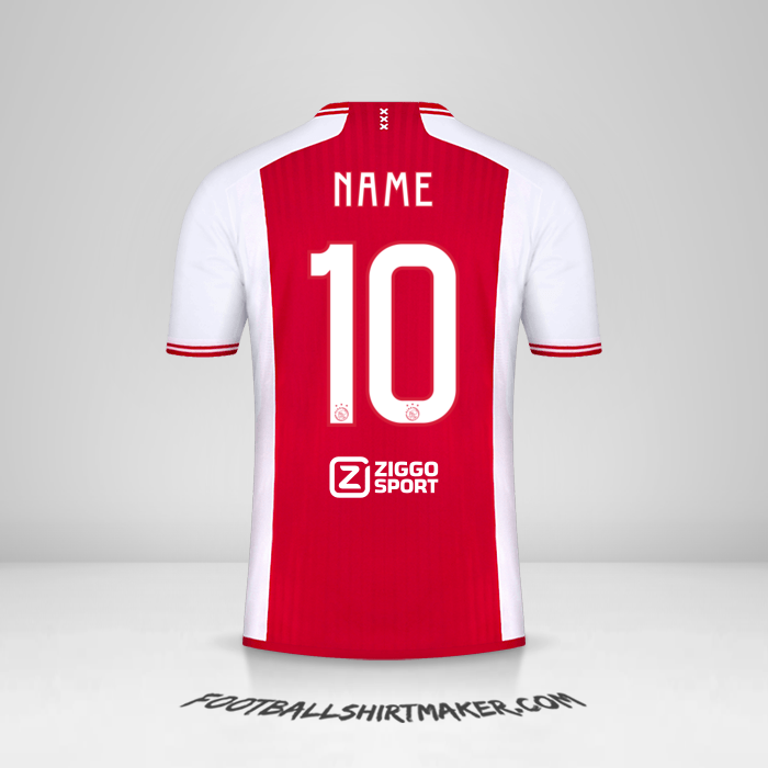 Shirt AFC Ajax 2023/2024 -  name - 10