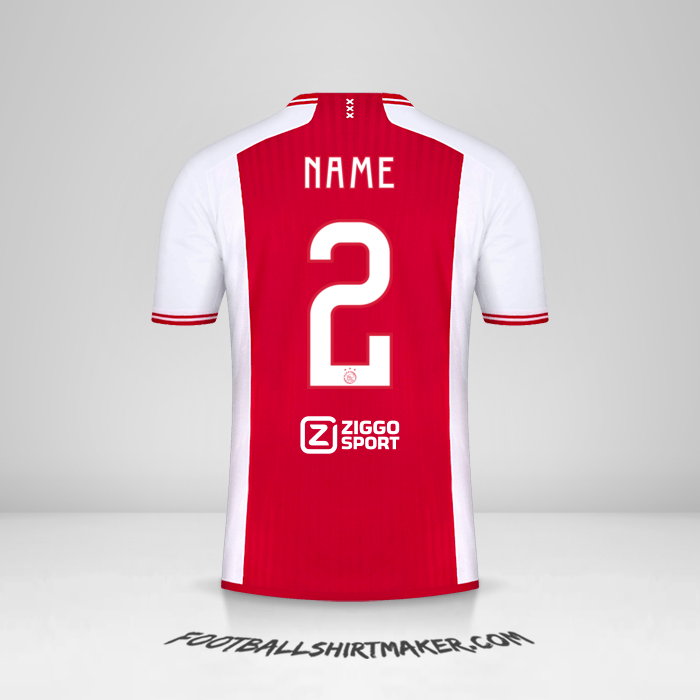Shirt AFC Ajax 2023/2024 -  name - 2