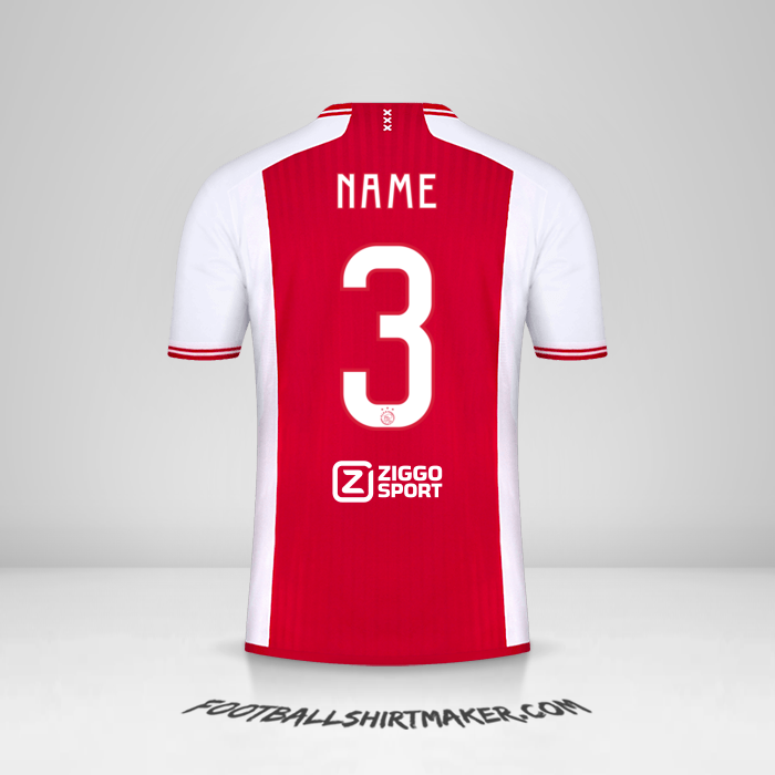 Trikot AFC Ajax 2023/2024 -  name - 3