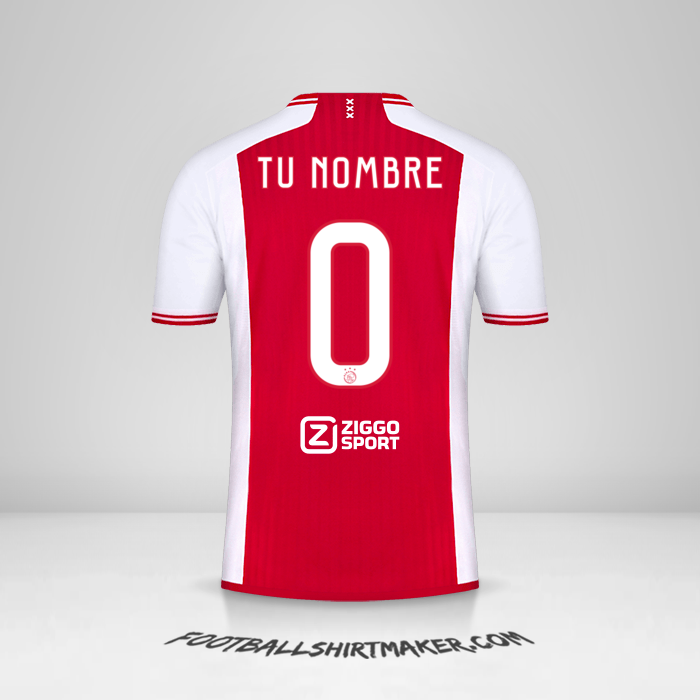 Camiseta AFC Ajax 2023/2024 -  tu nombre - 0