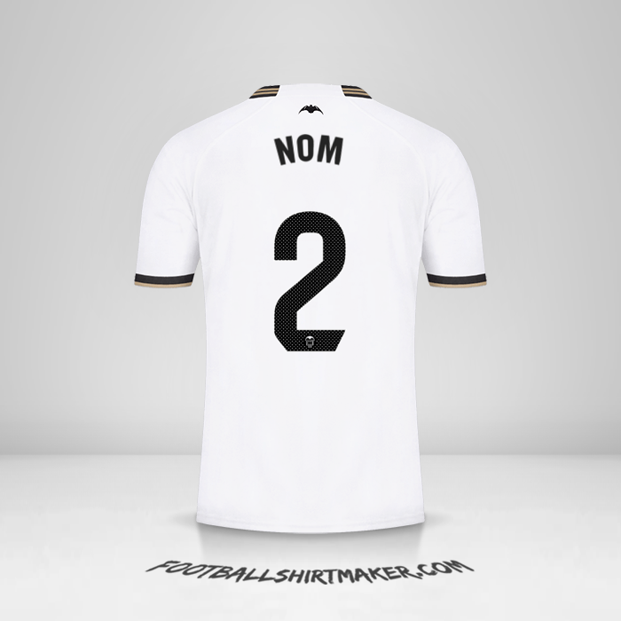 Maillot Valencia CF 2023/2024 -  nom - 2