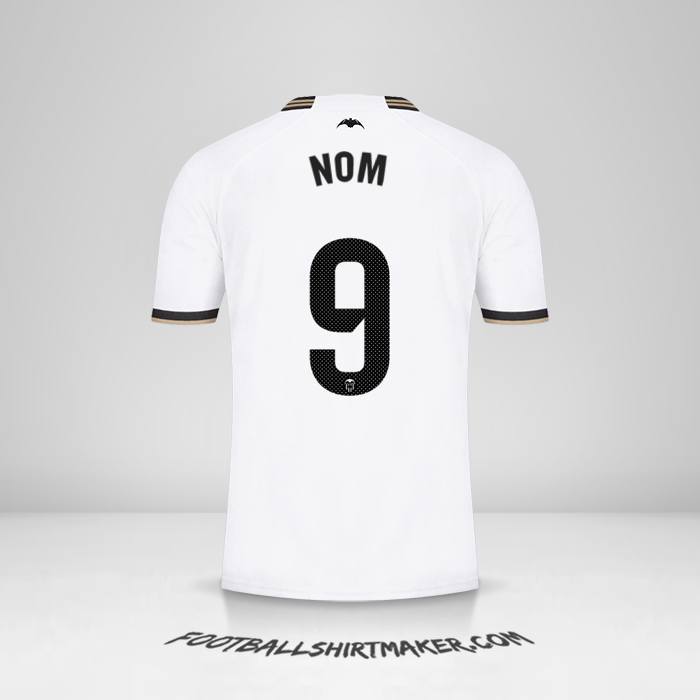 Maillot Valencia CF 2023/2024 -  nom - 9
