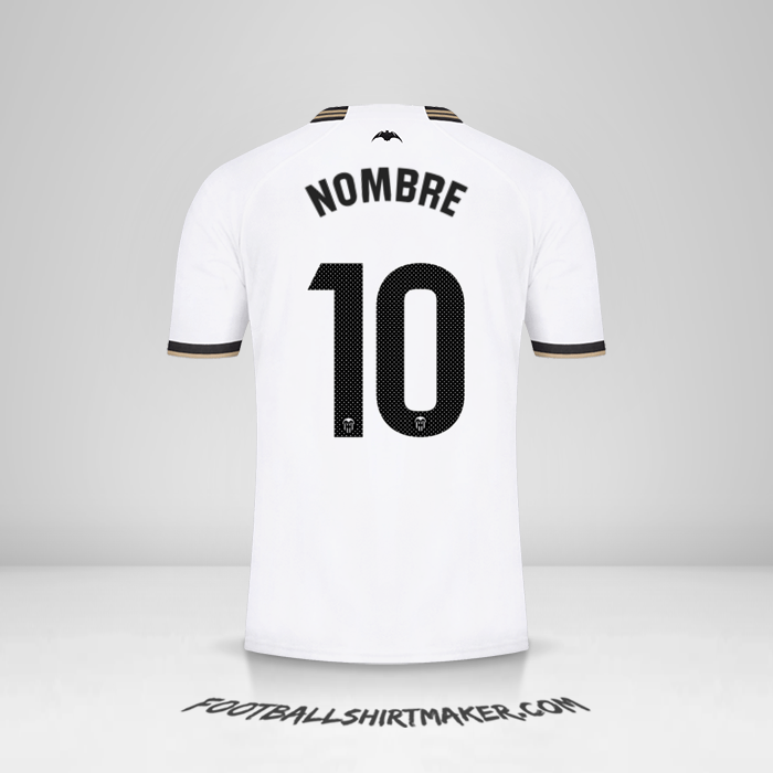 Jersey Valencia CF 2023/2024 -  nombre - 10