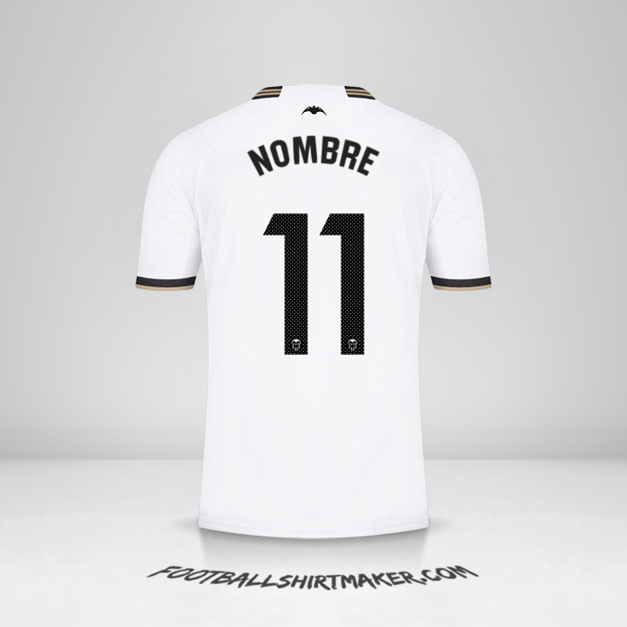 Jersey Valencia CF 2023/2024 -  nombre - 11