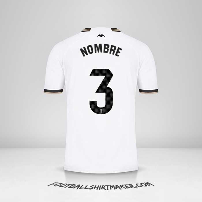 Jersey Valencia CF 2023/2024 -  nombre - 3