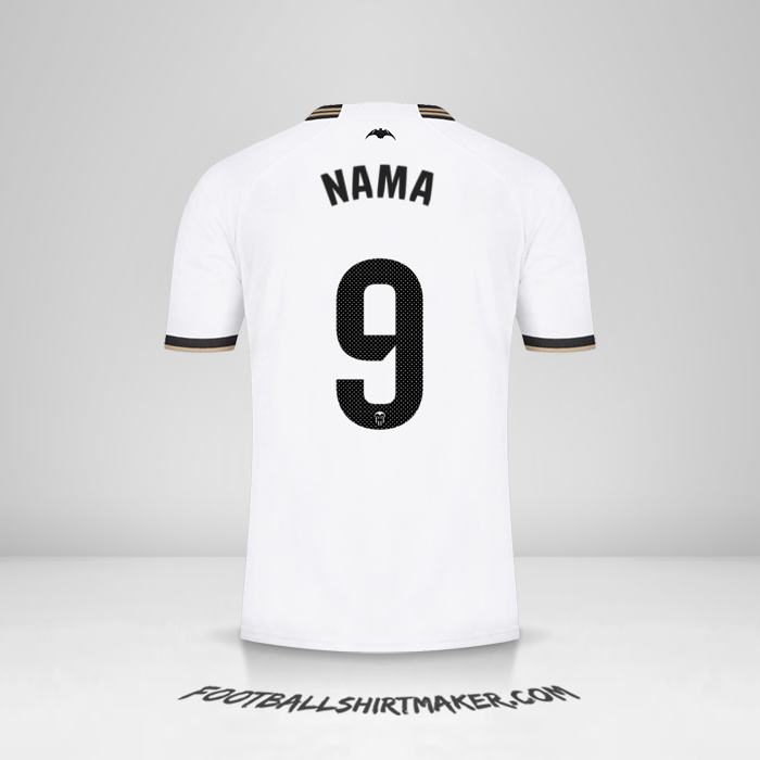 Jersey Valencia CF 2023/2024 -  nama - 9