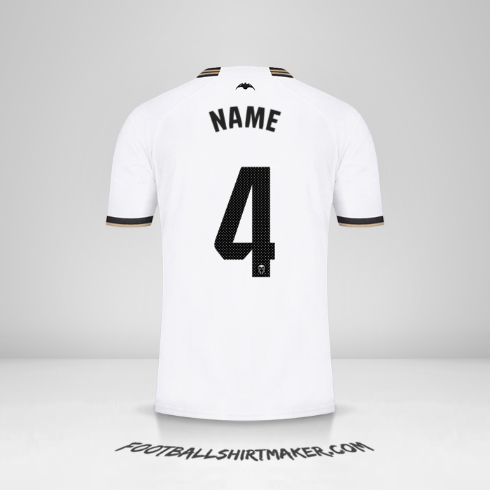 Jersey Valencia CF 2023/2024 -  name - 4