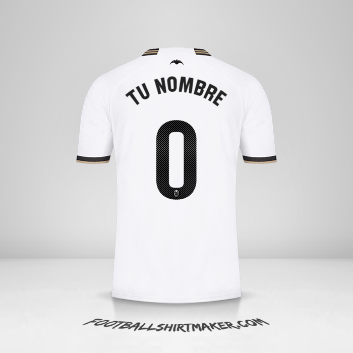 Camiseta Valencia CF 2023/2024 -  tu nombre - 0