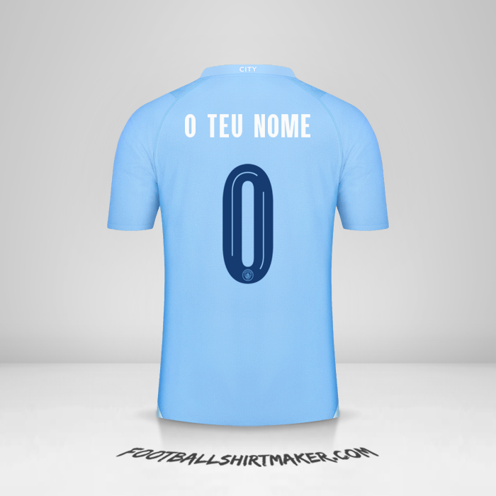 Camisola Manchester City Cup 2023/2024 -  o teu nome - 0