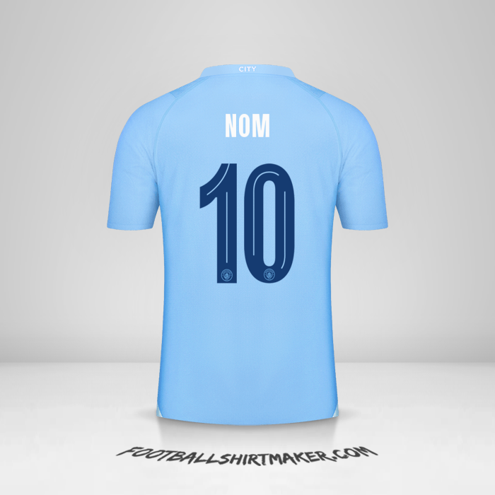 Maillot Manchester City Cup 2023/2024 -  nom - 10