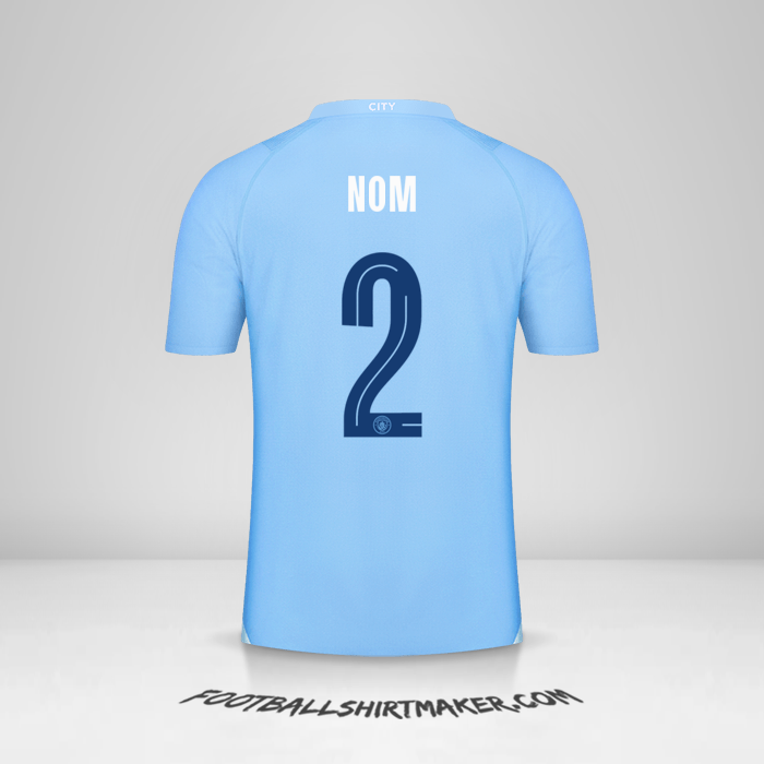 Maillot Manchester City Cup 2023/2024 -  nom - 2