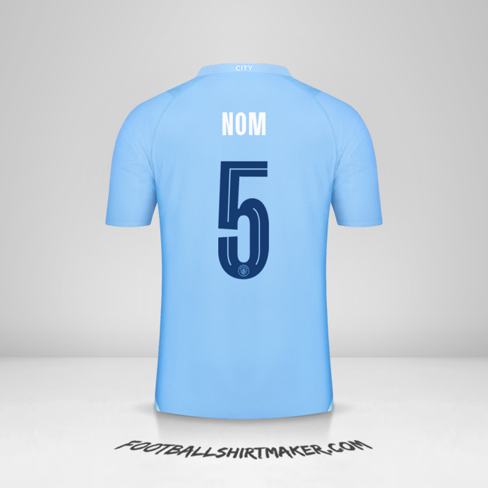 Maillot Manchester City Cup 2023/2024 -  nom - 5