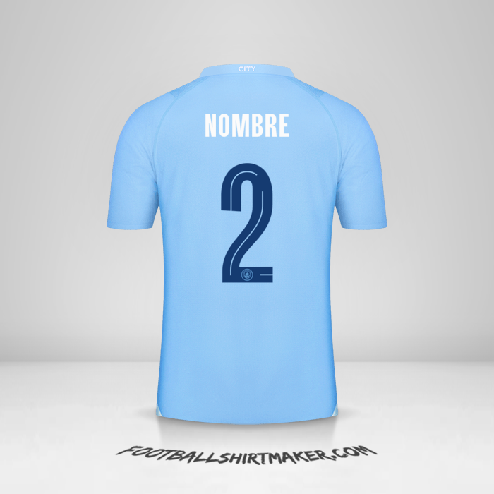 Camiseta Manchester City Cup 2023/2024 -  nombre - 2