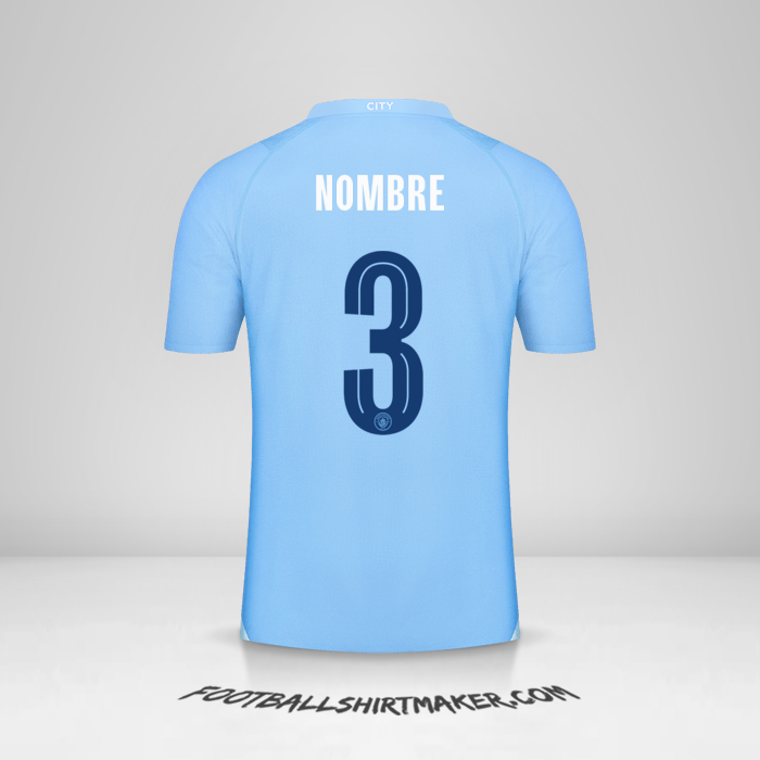 Camiseta Manchester City Cup 2023/2024 -  nombre - 3