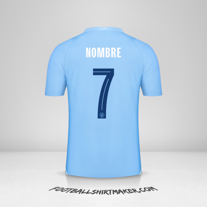 Camiseta Manchester City Cup 2023/2024 -  nombre - 7