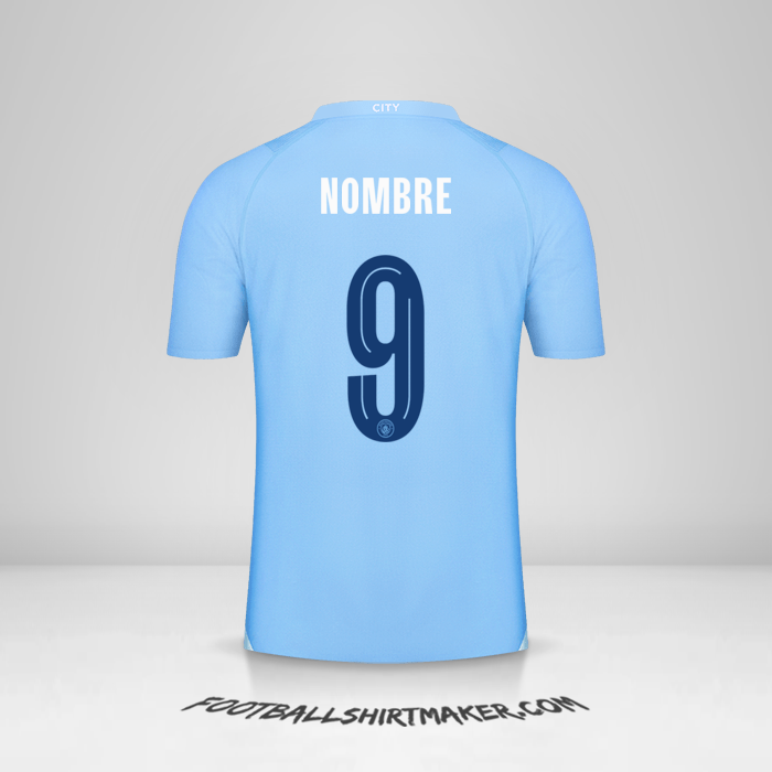 Jersey Manchester City Cup 2023/2024 -  nombre - 9