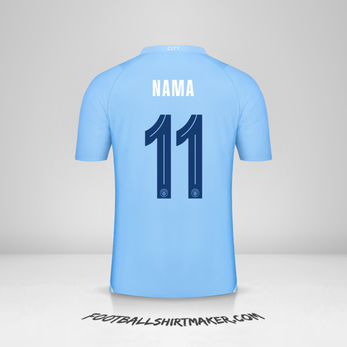 Jersey Manchester City Cup 2023/2024 -  nama - 11