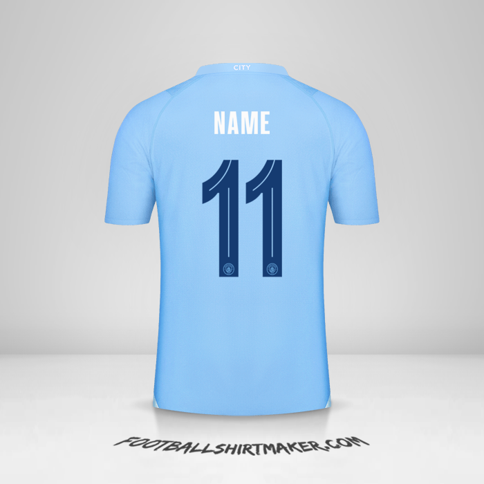 Trikot Manchester City Cup 2023/2024 -  name - 11