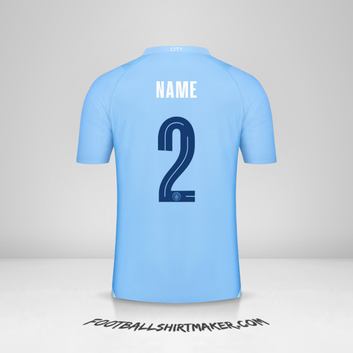 Trikot Manchester City Cup 2023/2024 -  name - 2