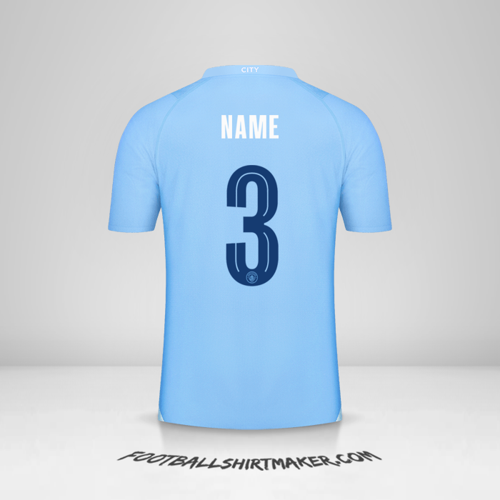 Trikot Manchester City Cup 2023/2024 -  name - 3
