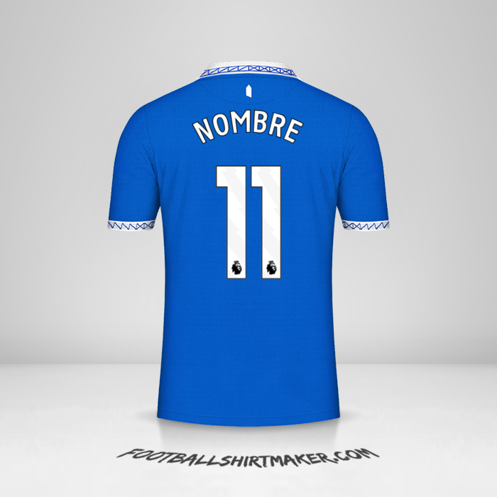 Jersey Everton FC 2023/2024 -  nombre - 11