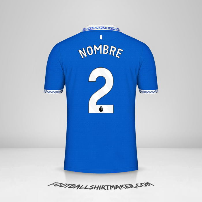 Jersey Everton FC 2023/2024 -  nombre - 2