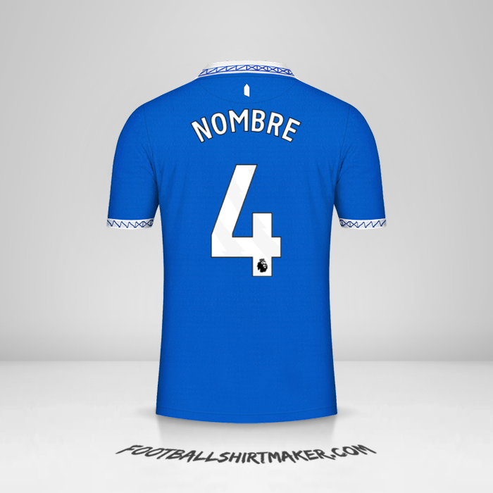 Jersey Everton FC 2023/2024 -  nombre - 4