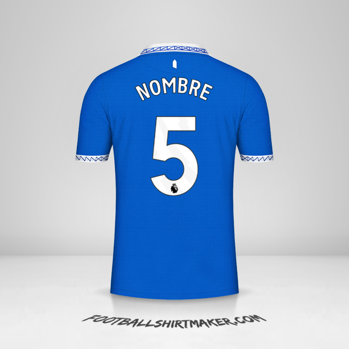 Camiseta Everton FC 2023/2024 -  nombre - 5