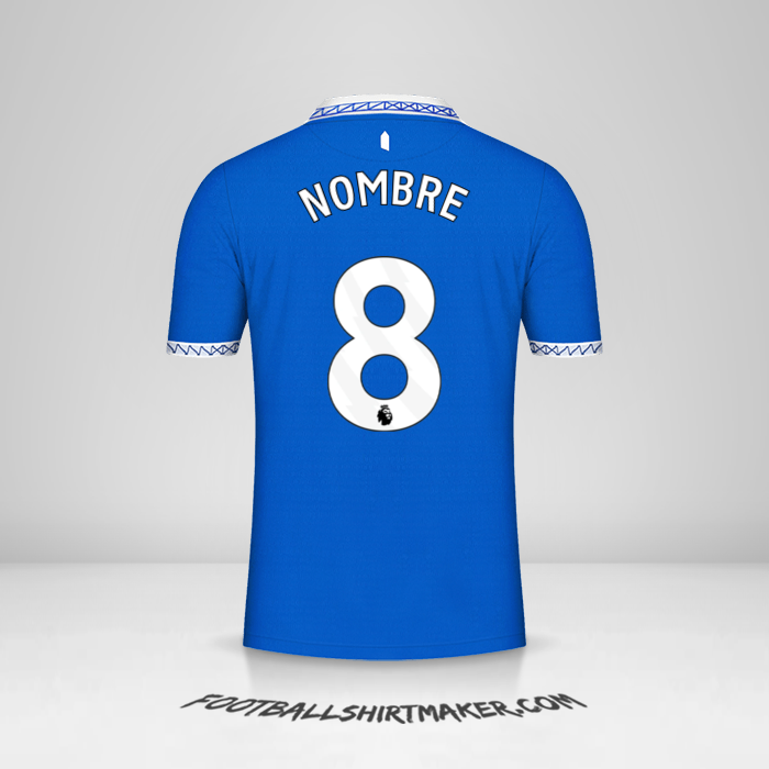 Jersey Everton FC 2023/2024 -  nombre - 8