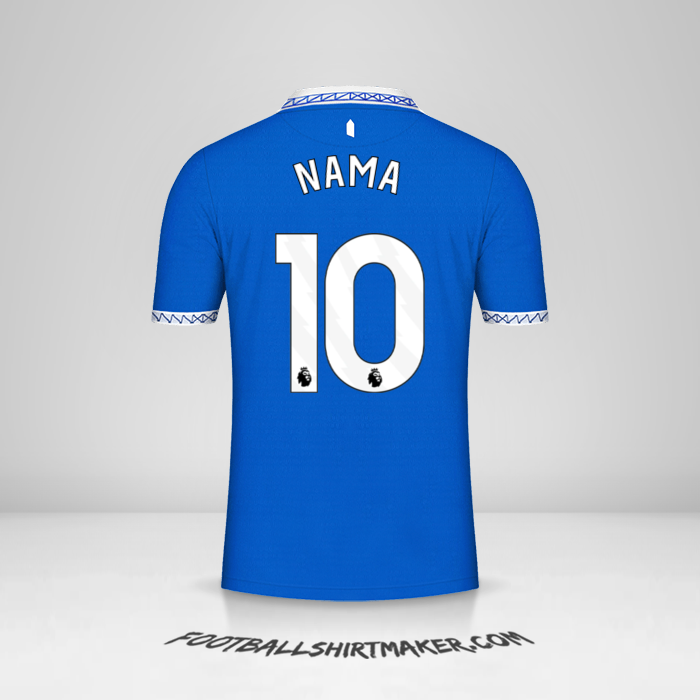 Jersey Everton FC 2023/2024 -  nama - 10