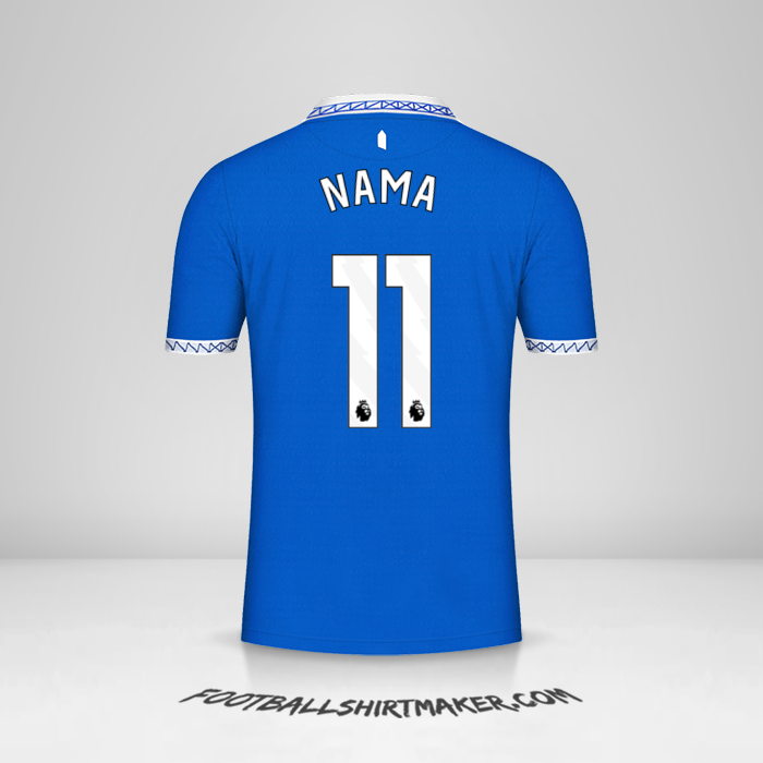 Jersey Everton FC 2023/2024 -  nama - 11