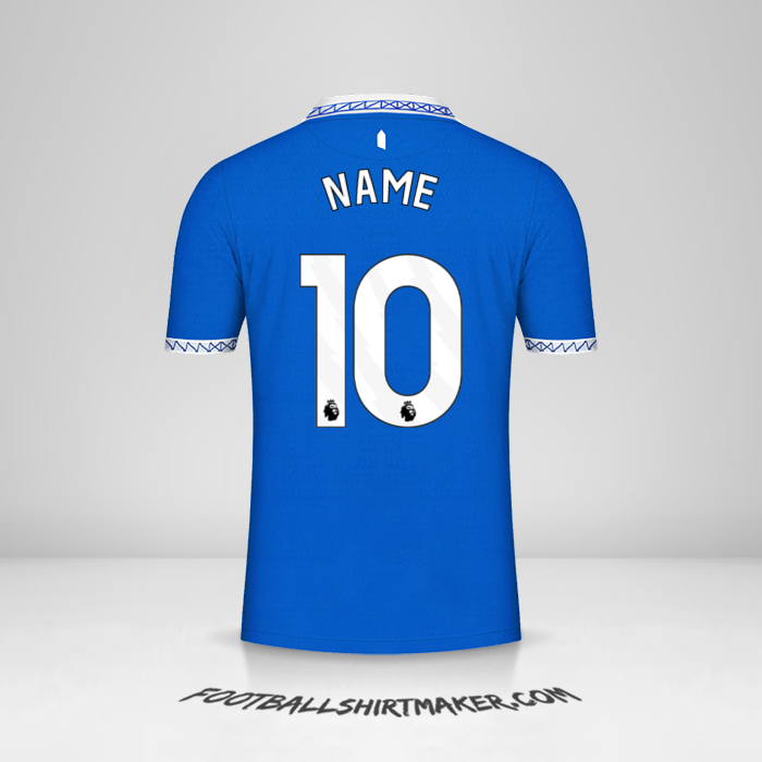 Trikot Everton FC 2023/2024 -  name - 10