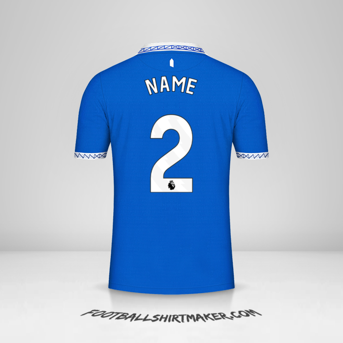 Trikot Everton FC 2023/2024 -  name - 2