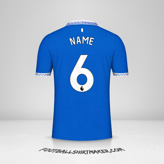 Trikot Everton FC 2023/2024 -  name - 6