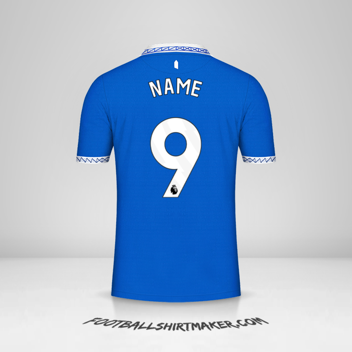 Trikot Everton FC 2023/2024 -  name - 9