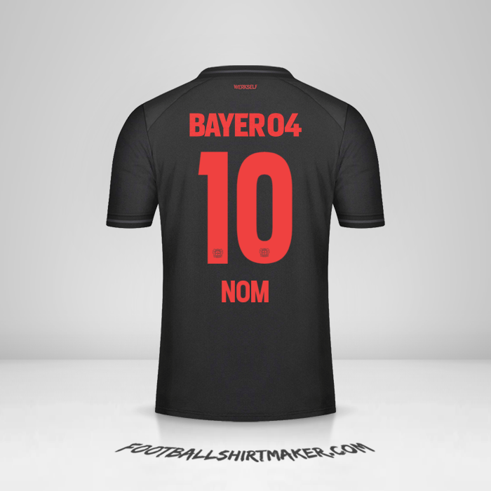 Maillot Bayer 04 Leverkusen 2023/2024 -  nom - 10