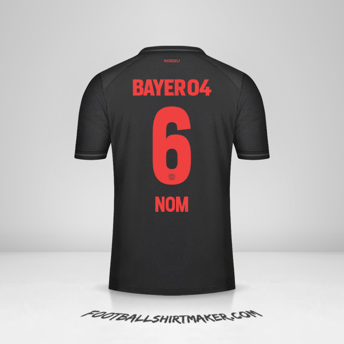 Maillot Bayer 04 Leverkusen 2023/2024 -  nom - 6