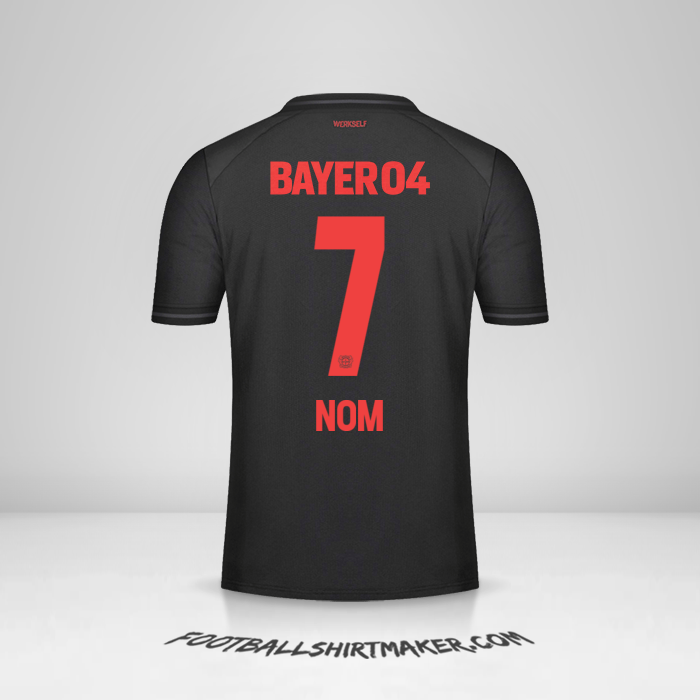 Maillot Bayer 04 Leverkusen 2023/2024 -  nom - 7