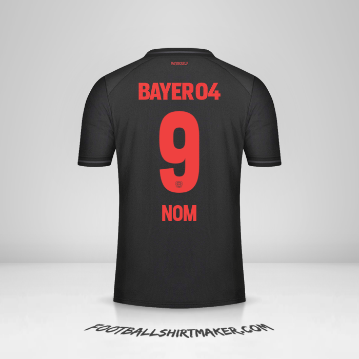Maillot Bayer 04 Leverkusen 2023/2024 -  nom - 9