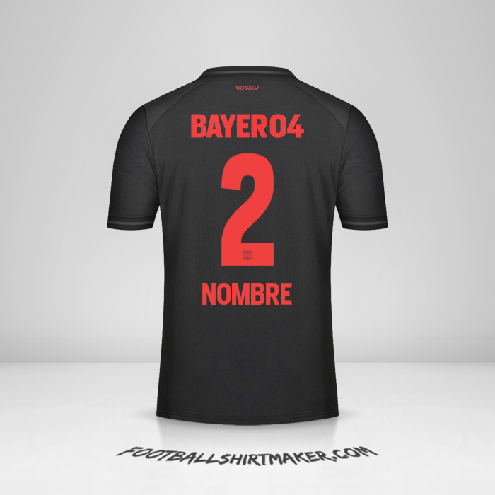 Camiseta Bayer 04 Leverkusen 2023/2024 -  nombre - 2