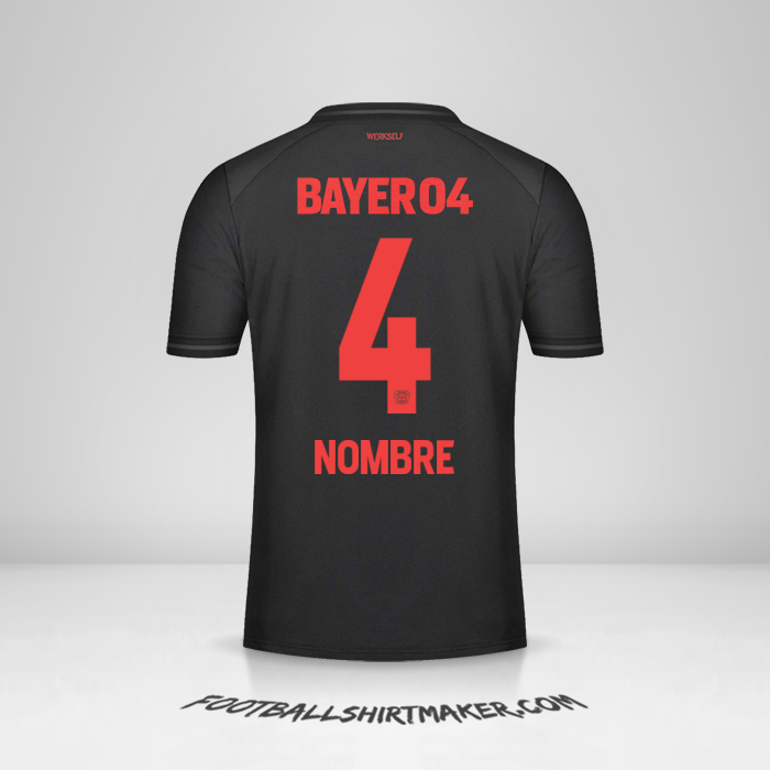 Jersey Bayer 04 Leverkusen 2023/2024 -  nombre - 4