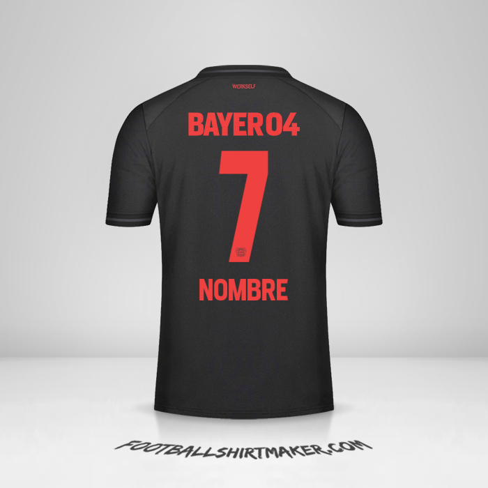 Camiseta Bayer 04 Leverkusen 2023/2024 -  nombre - 7