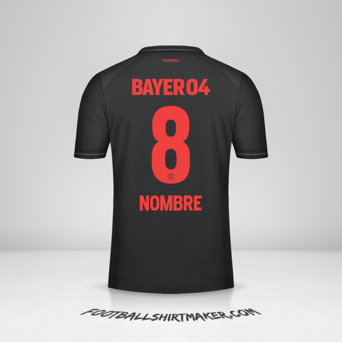 Camiseta Bayer 04 Leverkusen 2023/2024 -  nombre - 8