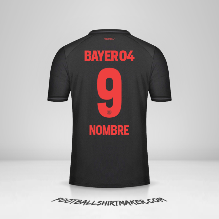 Jersey Bayer 04 Leverkusen 2023/2024 -  nombre - 9