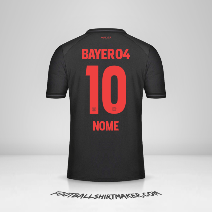 Camisa Bayer 04 Leverkusen 2023/2024 -  nome - 10
