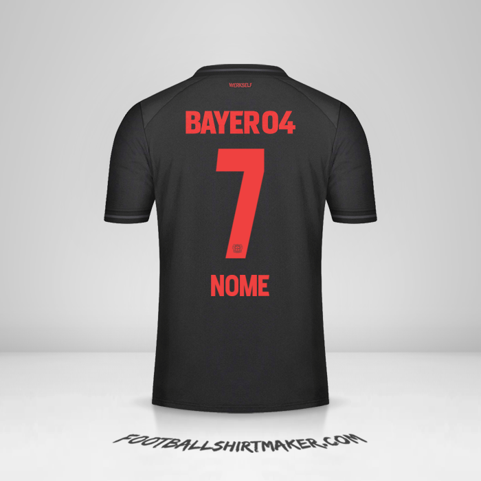 Camisa Bayer 04 Leverkusen 2023/2024 -  nome - 7